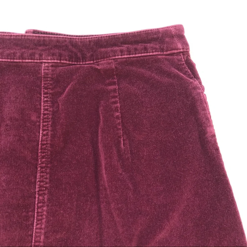 Express, Corduroy Mini Skirt, Button Down Front, Size 0